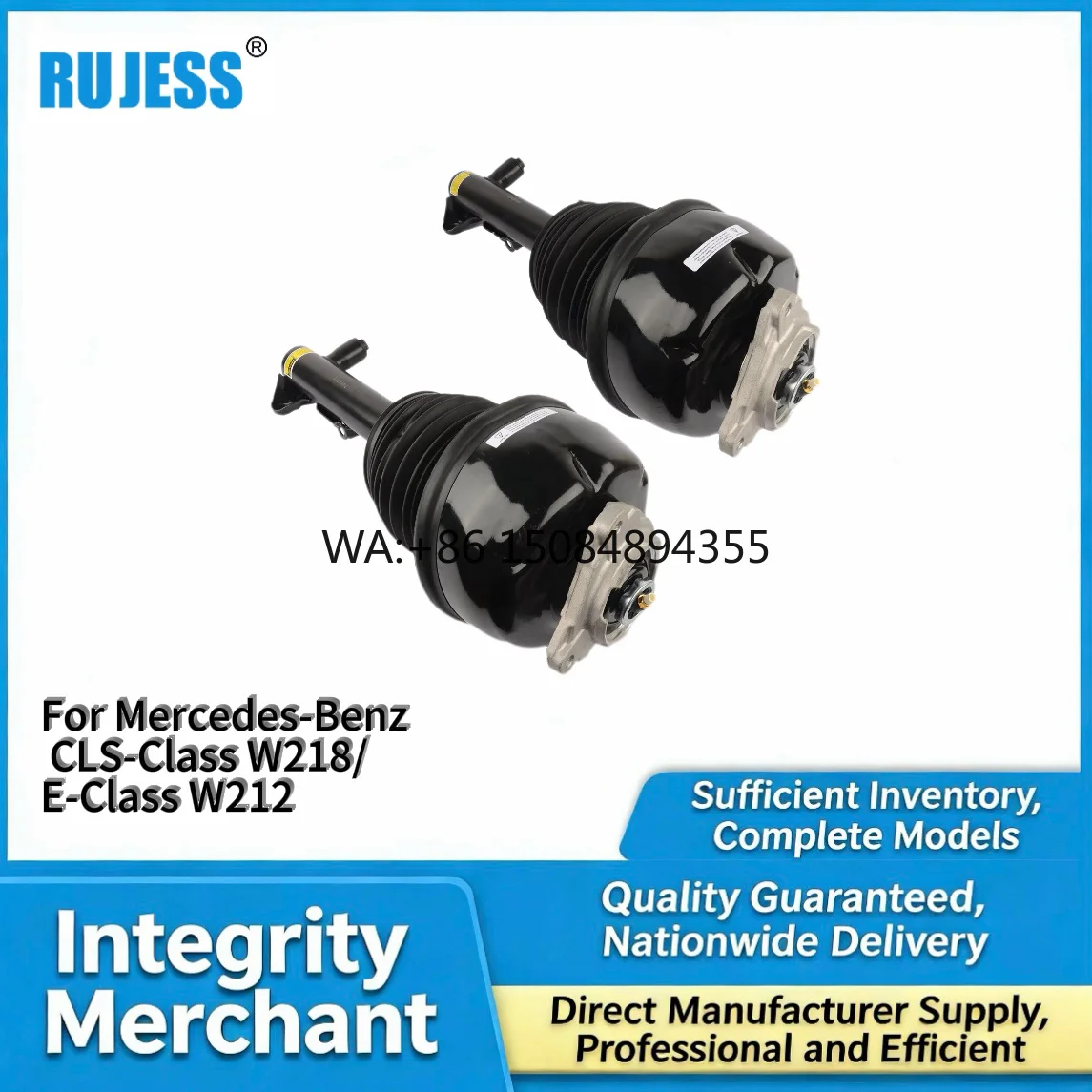 OEM Replacement High quality Front Left and Right Air Suspension Shock Absorber For E Class W212 4Matic 2123203338 2123203238
OEM Replacement High quality Front Left and Right Air Suspension Shock Absorber For E Class W212 4Matic 2123203338 2123203238