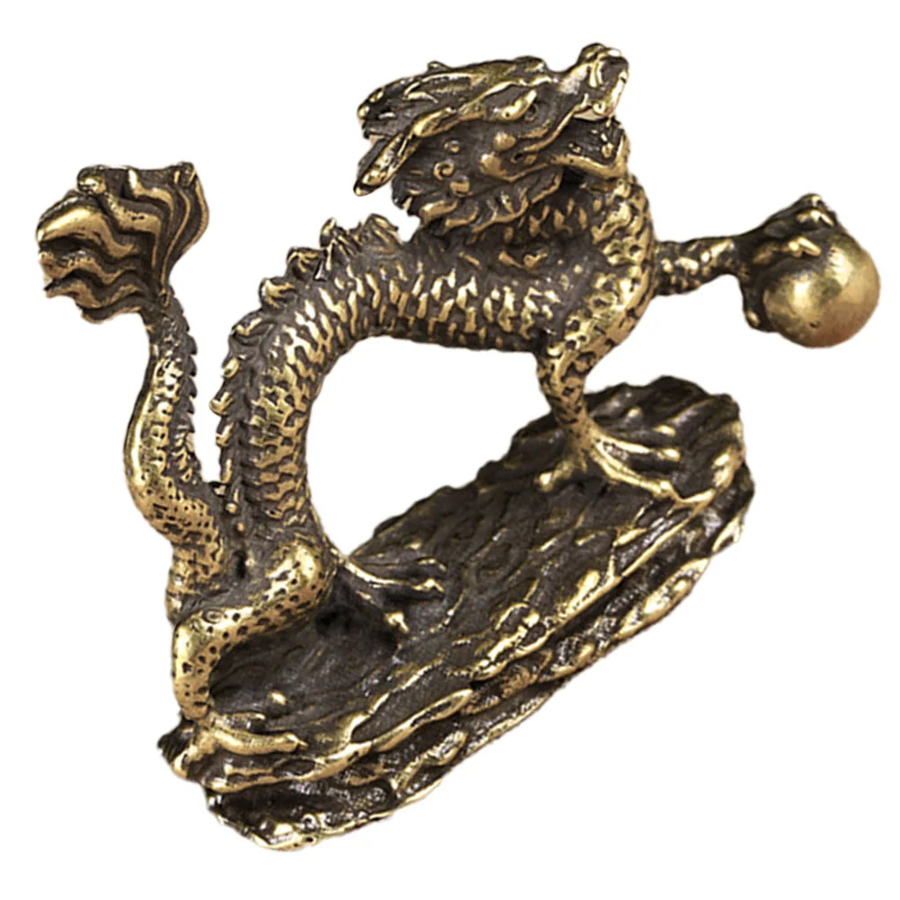Bronze Ornaments Copper Craft Statue Decorate Vintage Desktop Dragon Shaped Figurine Small Metal Animal Decoration
Bronze Ornaments Copper Craft Statue Decorate Vintage Desktop Dragon Shaped Figurine Small Metal Animal Decoration