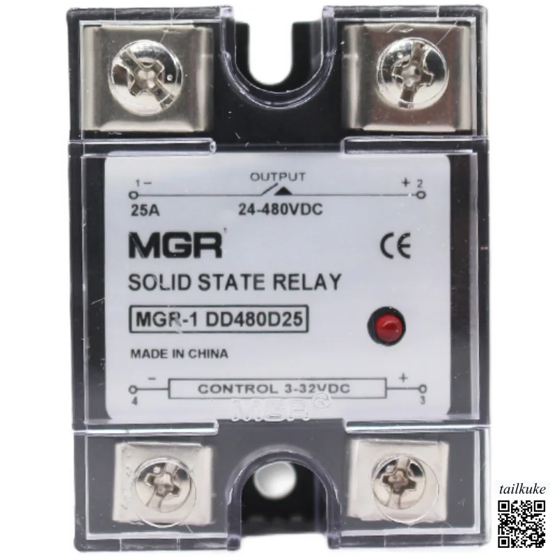 MGR-1 Solid State Relay DD480D25 40 DC Control DC 480VDC 60A 8A
MGR-1 Solid State Relay DD480D25 40 DC Control DC 480VDC 60A 8A