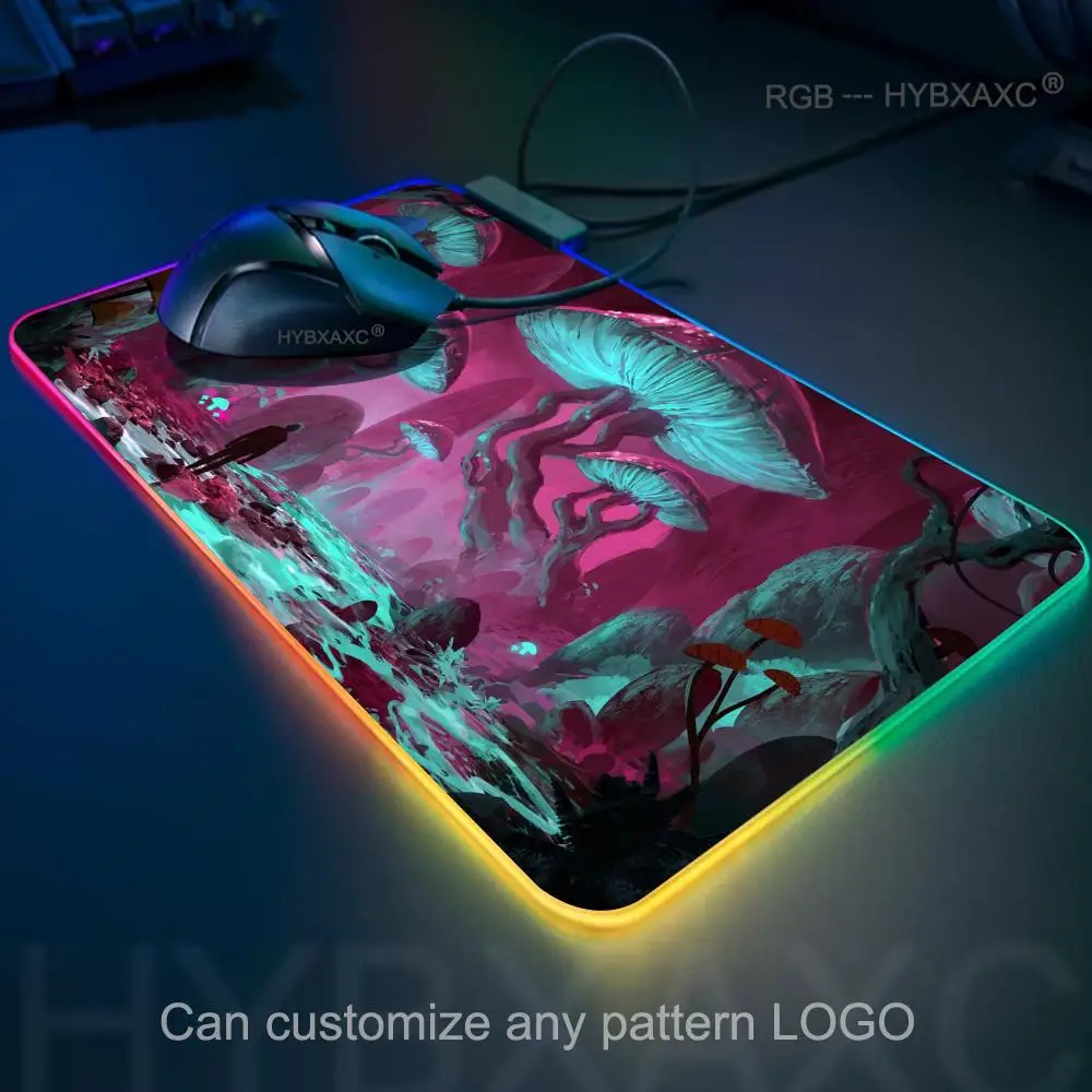Фиолетовый коврик для мыши Magic Mushroom RGB игровой коврик для мыши Настольный коврик HD Gamer Большой светодиодный светильник XXL Коврики для мыши ПК Компьютерный ковер
Фиолетовый коврик для мыши Magic Mushroom RGB игровой коврик для мыши Настольный коврик HD Gamer Большой светодиодный светильник XXL Коврики для мыши ПК Компьютерный ковер