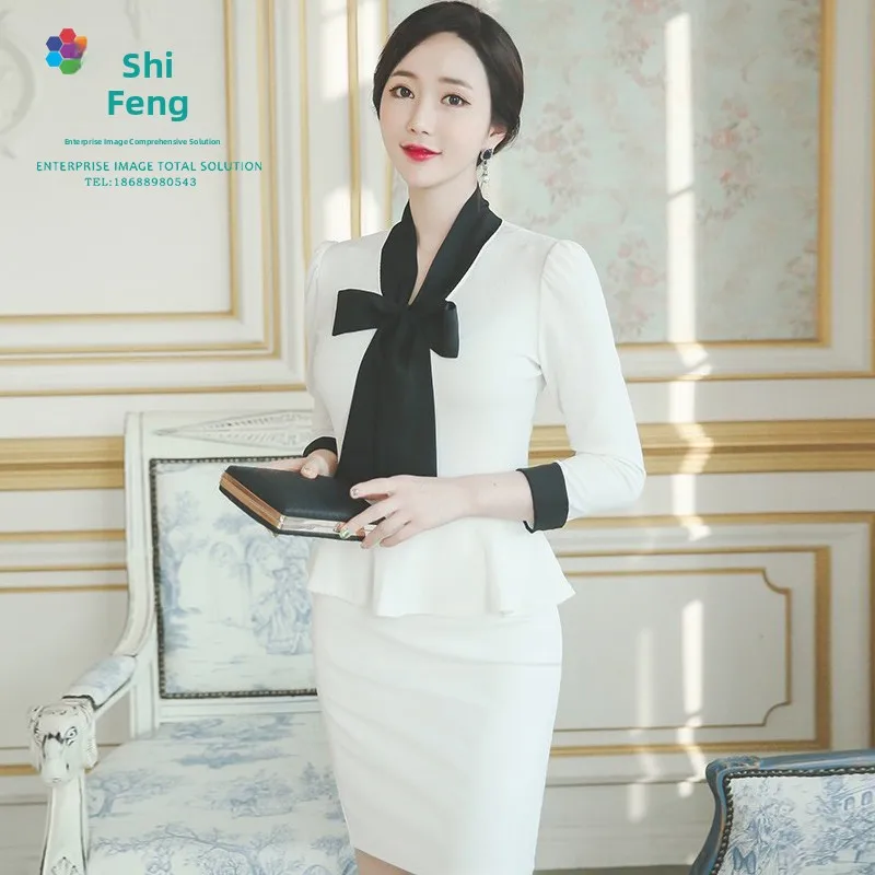 Spring 2020 Professional Medical Beauty Therapist Uniform Set Front Desk Guide Sales Assistant Workwear Korean Style
Spring 2020 Professional Medical Beauty Therapist Uniform Set Front Desk Guide Sales Assistant Workwear Korean Style