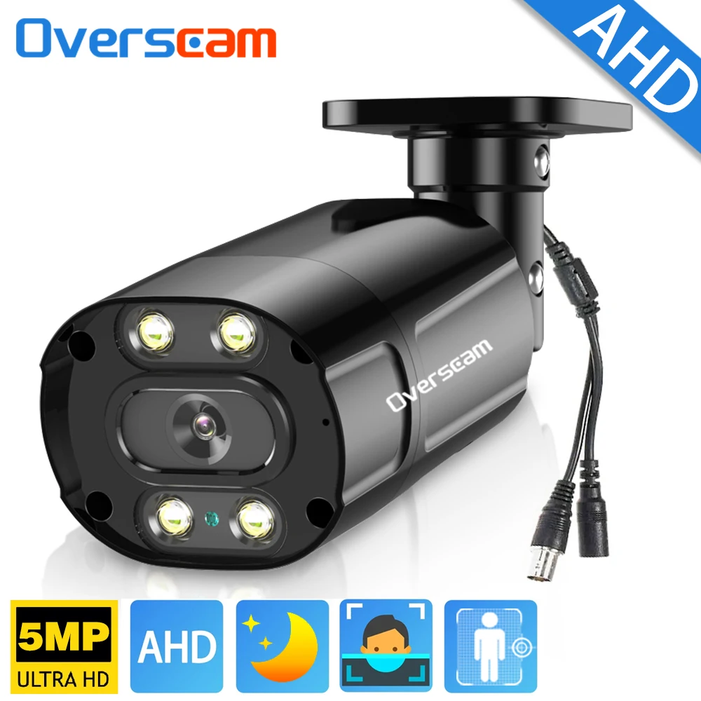 5MP 2MP AHD Full Color Night Vision Double Light Camera CCTV Analog 1080P Motion Face Detection Indoor Outdoor Security Monitor
5MP 2MP AHD Full Color Night Vision Double Light Camera CCTV Analog 1080P Motion Face Detection Indoor Outdoor Security Monitor