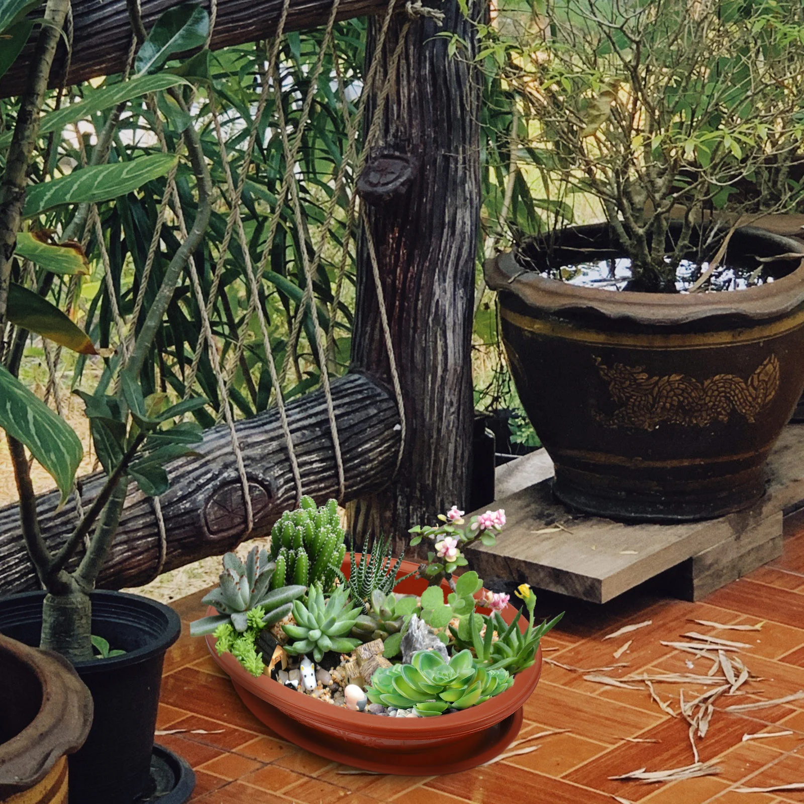 Flowerpot Bonsai Household Large Indoor Plant Practical Gardening Container Oval Planting Orchid Nursery Office
Flowerpot Bonsai Household Large Indoor Plant Practical Gardening Container Oval Planting Orchid Nursery Office