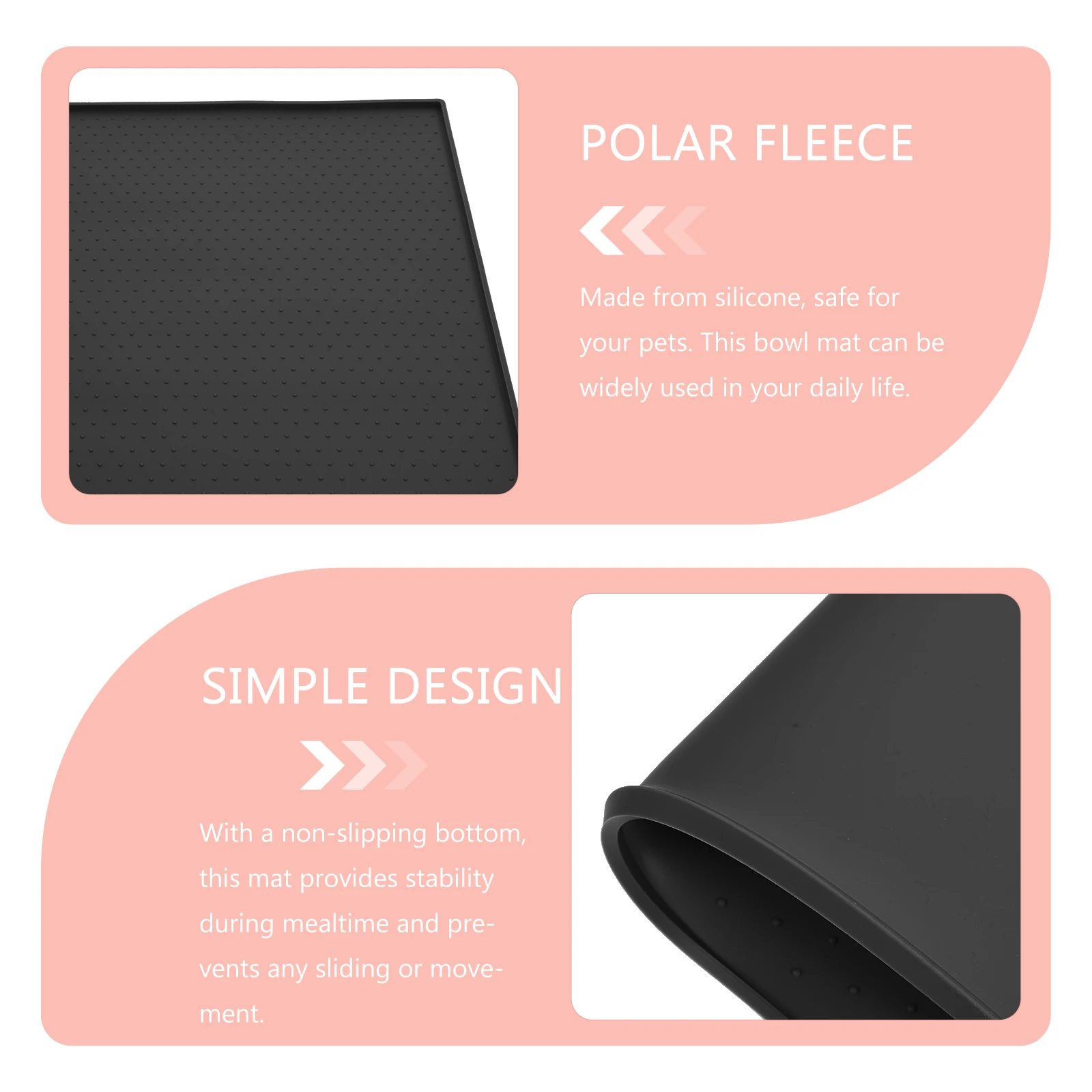 Waterproof Dog Placemat Pet Silicone Pad Eating Washable Bowl for Bowls Silica Gel
Waterproof Dog Placemat Pet Silicone Pad Eating Washable Bowl for Bowls Silica Gel