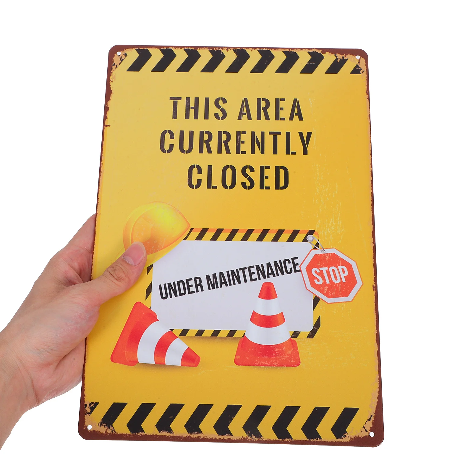 2pcs Traffic Warning Signs Closed For Maintenance Safety Sign Under Repair Weather Resistant Durable Construction Area Alert For 
2pcs Traffic Warning Signs Closed For Maintenance Safety Sign Under Repair Weather Resistant Durable Construction Area Alert For