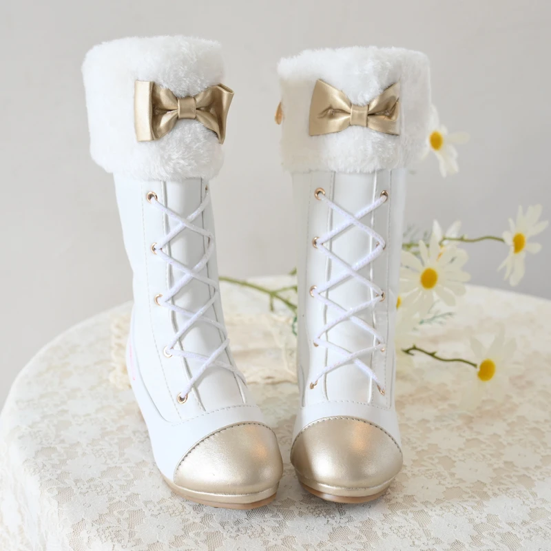 Autumn/winter New British Style Lolita Boots For Girls High Boots Princess Leather Boots Cute High Heels
Autumn/winter New British Style Lolita Boots For Girls High Boots Princess Leather Boots Cute High Heels