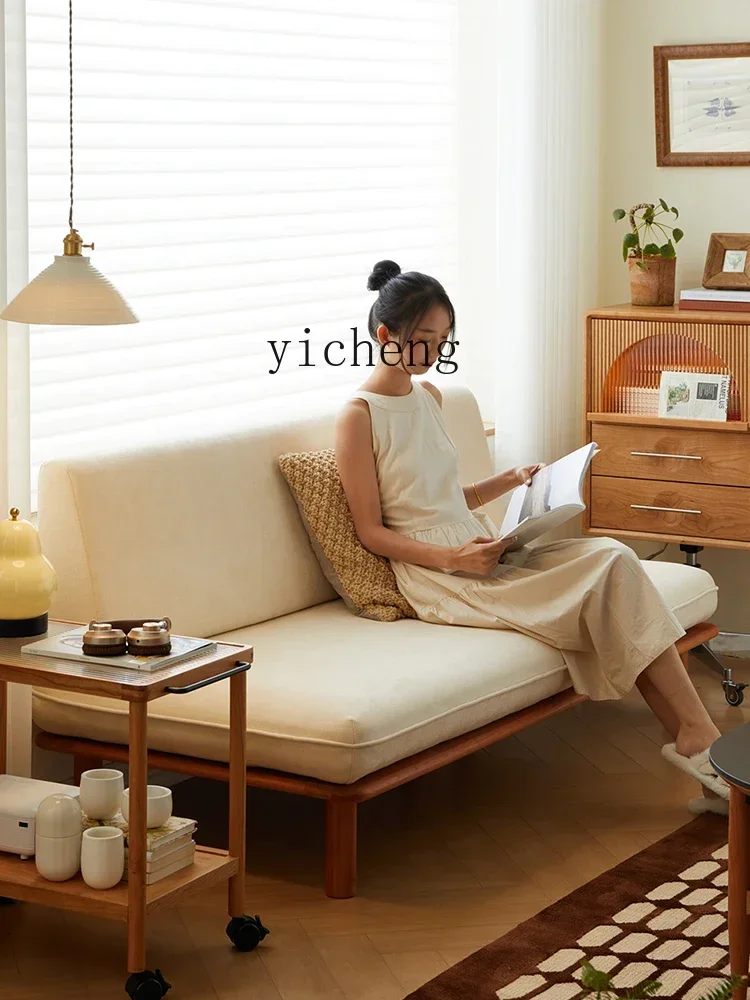 YZ solid wood sofa living room small apartment without armrests double retro lazy sofa bed fabric sofa
YZ solid wood sofa living room small apartment without armrests double retro lazy sofa bed fabric sofa