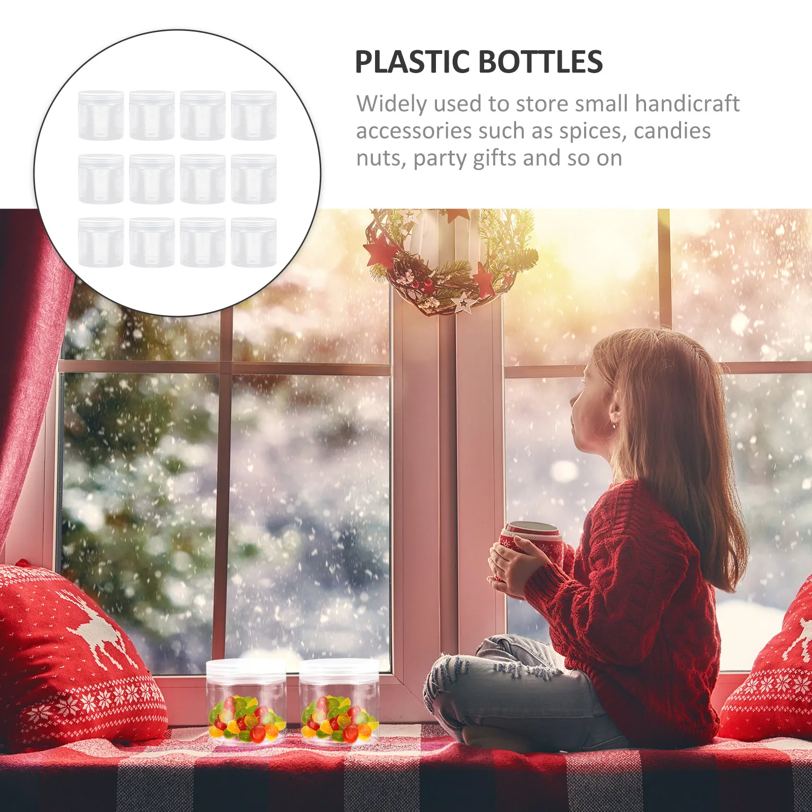 20Pcs Plastic Food Storage Container Transparent Sealing Bottles for Home Kitchen Use Multifunctional Small Storage Bottles 6 Oz
20Pcs Plastic Food Storage Container Transparent Sealing Bottles for Home Kitchen Use Multifunctional Small Storage Bottles 6 Oz