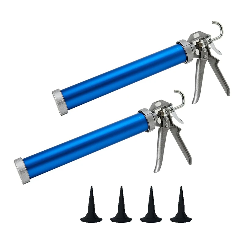 2 Pack Sausage Caulking-Gun, Sausage-Gun Caulking-Gun, 20 Oz Sausage Tube-Gun Caulking Gun,With 4 Cone Nozzles
2 Pack Sausage Caulking-Gun, Sausage-Gun Caulking-Gun, 20 Oz Sausage Tube-Gun Caulking Gun,With 4 Cone Nozzles