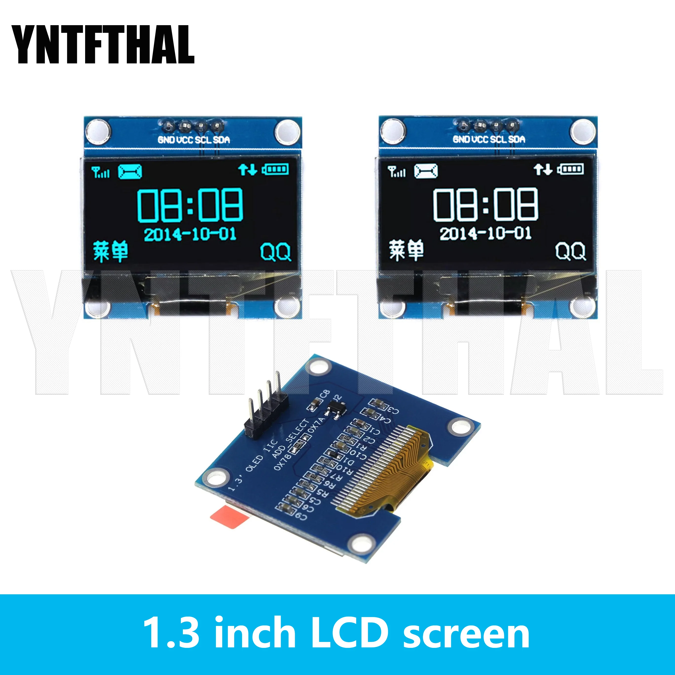 Oled-дисплей 1,3 дюйма, IIC, серийный, белый, синий OLED-дисплей, модуль 128X64 I2C SH1106 12864 плата с ЖК-экраном VDD GND SCK SDA для Arduino
Oled-дисплей 1,3 дюйма, IIC, серийный, белый, синий OLED-дисплей, модуль 128X64 I2C SH1106 12864 плата с ЖК-экраном VDD GND SCK SDA для Arduino