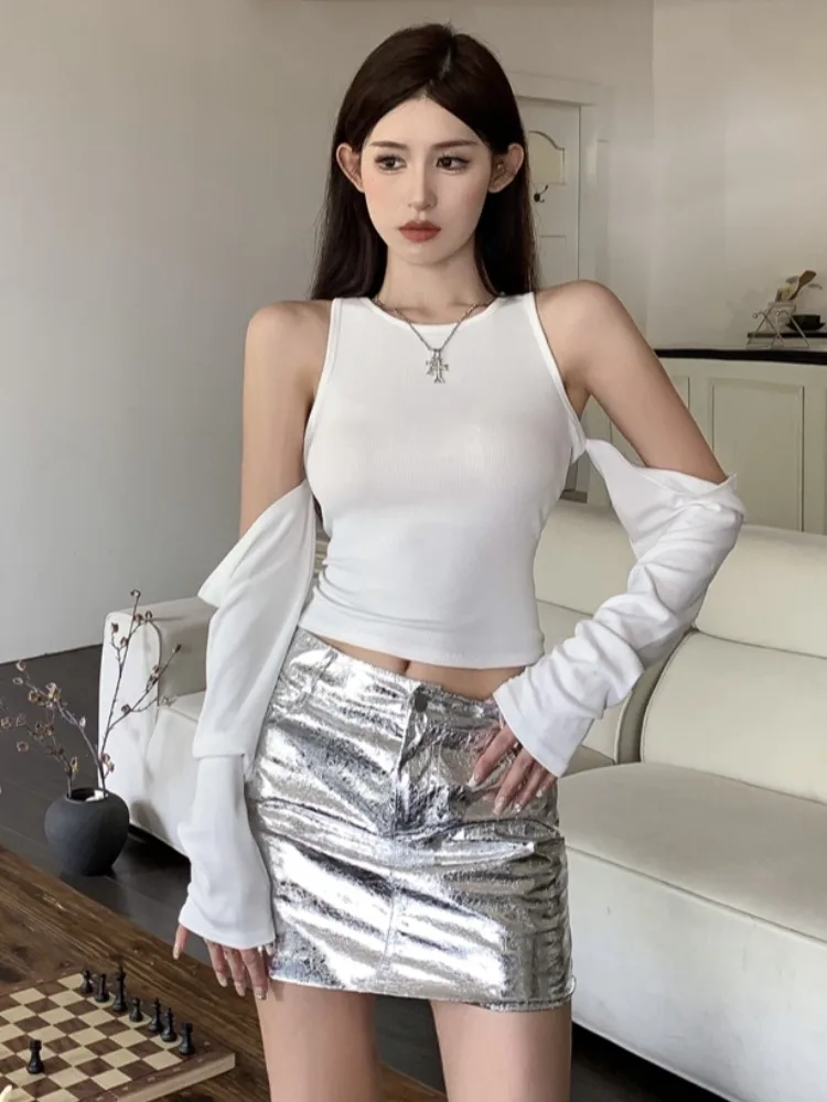 Sexy Shoulder Bared Slim Fit T Shirt Korean Style Commute round Neck Long Sleeve Short Length Pear Shaped Body Fit Inner Wear
Sexy Shoulder Bared Slim Fit T Shirt Korean Style Commute round Neck Long Sleeve Short Length Pear Shaped Body Fit Inner Wear