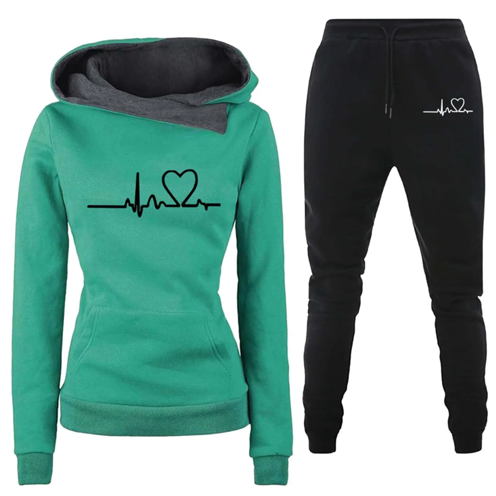 Autumn Winter Woman Hoodies Suit Casual 2 Piece Sets Womens Tracksuit Outfits Fashion Jogging Clothing Pullover Fleece Pant Sets
Autumn Winter Woman Hoodies Suit Casual 2 Piece Sets Womens Tracksuit Outfits Fashion Jogging Clothing Pullover Fleece Pant Sets