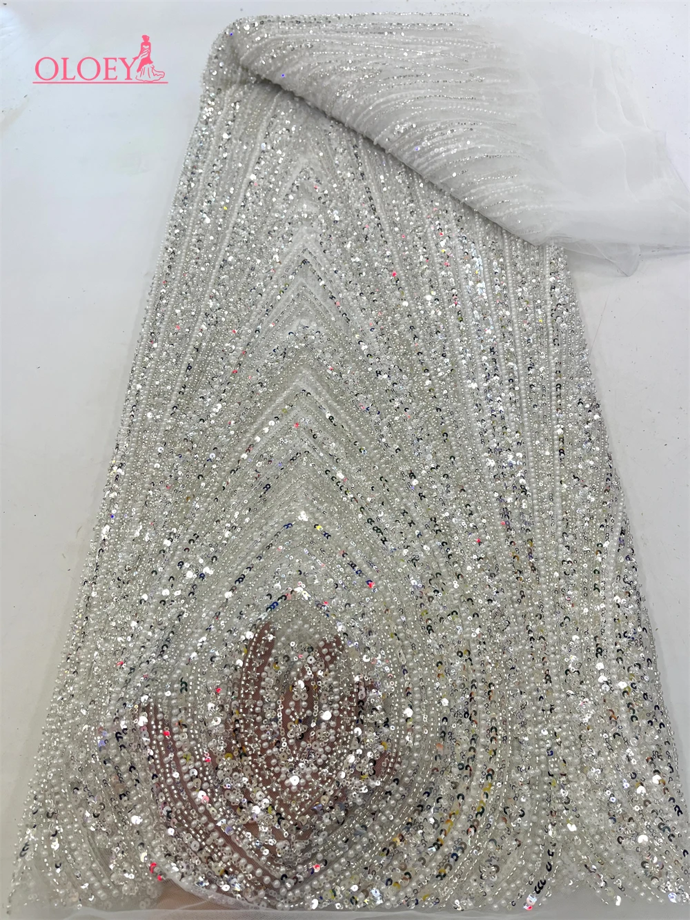 New High-End Luxury French Embroidery Heavy Groom Lace Fabric African Nigerian With Sequins Fabric For Wedding
New High-End Luxury French Embroidery Heavy Groom Lace Fabric African Nigerian With Sequins Fabric For Wedding