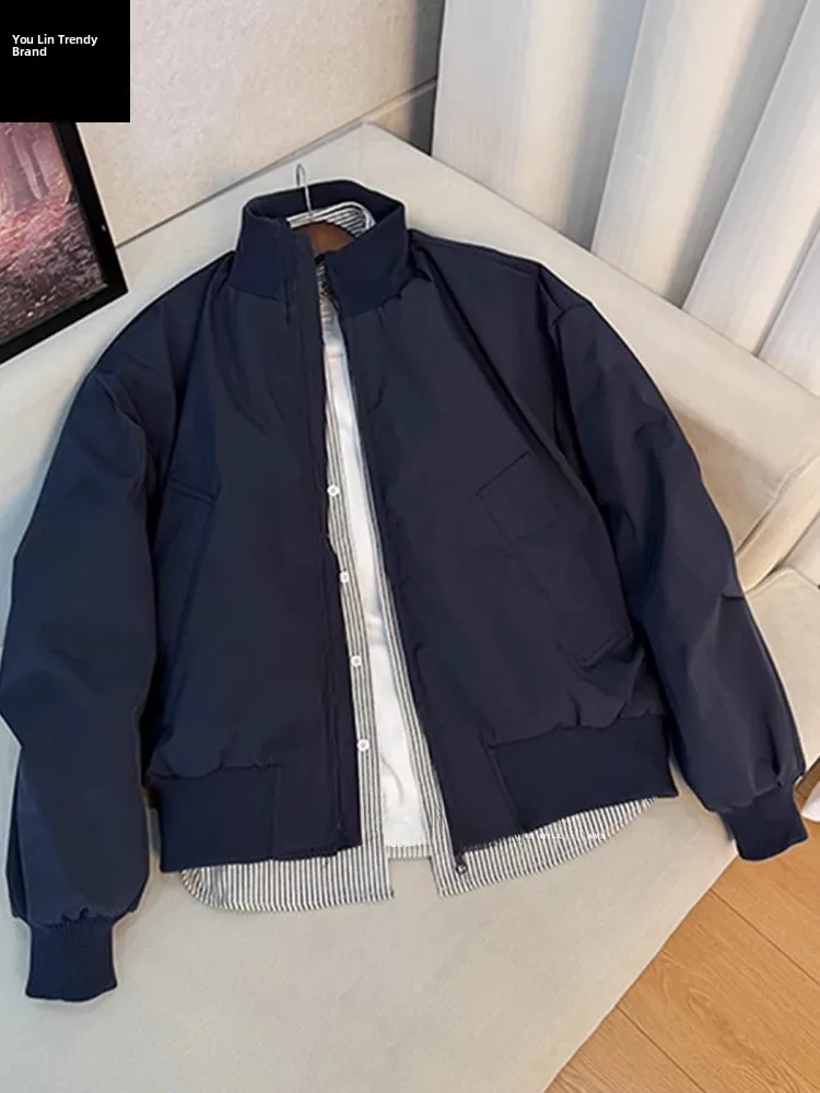 Мужская зимняя куртка-бомбер Cleanfit American Sle, цвет Qing Blue, с подкладкой, на молнии, из хлопка
Мужская зимняя куртка-бомбер Cleanfit American Sle, цвет Qing Blue, с подкладкой, на молнии, из хлопка