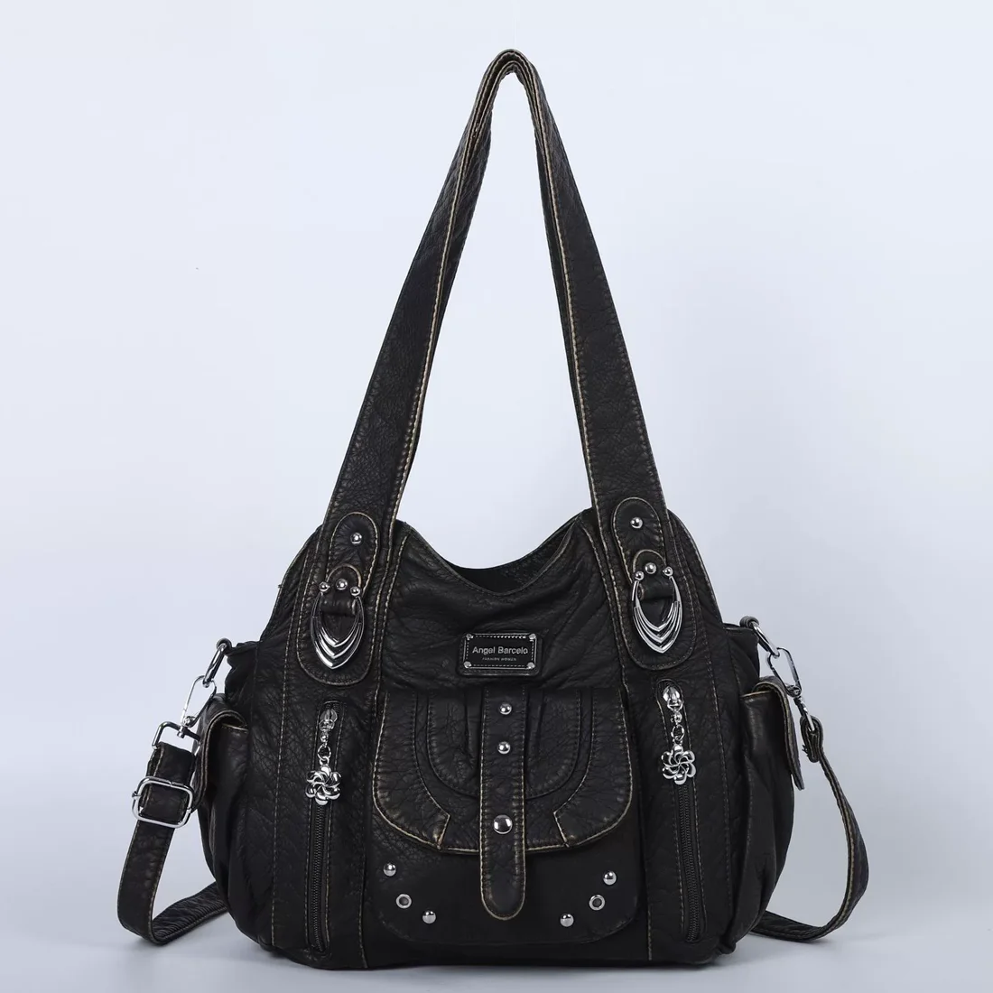 Большая сумка, модная женская сумка на плечо, повседневная сумка-хобо, винтажная женская сумка, карманный кошелек для мобильного телефона
Большая сумка, модная женская сумка на плечо, повседневная сумка-хобо, винтажная женская сумка, карманный кошелек для мобильного телефона