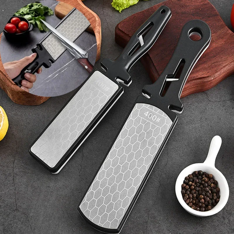 1pc 5 In 1 Knife Sharpener Bars 400/1000 Grit Kitchen Knives Tungsten Steel Ceramic Grinding Double-Sided Whetstone Cool knives
1pc 5 In 1 Knife Sharpener Bars 400/1000 Grit Kitchen Knives Tungsten Steel Ceramic Grinding Double-Sided Whetstone Cool knives
