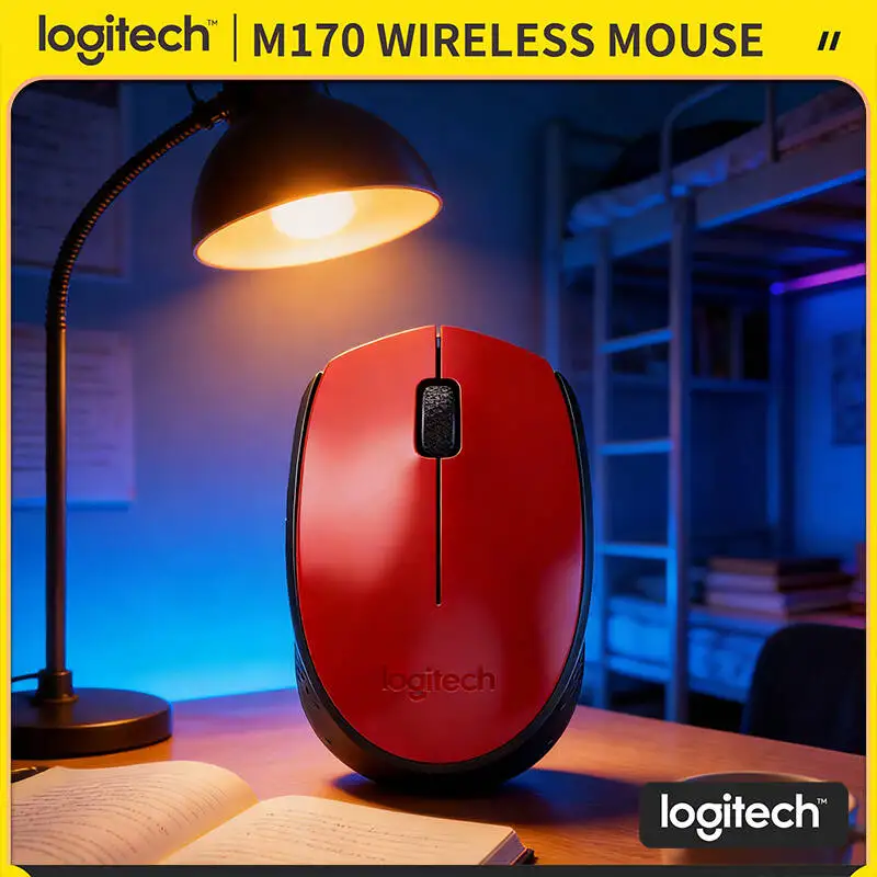 Беспроводная мышь Logitech M170, 2,4 ГГц, USB-приемник, радиус действия 10 м, 12 месяцев автономной работы, для дома, офиса, игр и повседневного использования
Беспроводная мышь Logitech M170, 2,4 ГГц, USB-приемник, радиус действия 10 м, 12 месяцев автономной работы, для дома, офиса, игр и повседневного использования