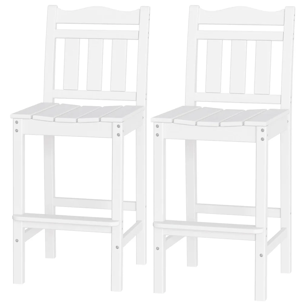 Outdoor Bar Stools Set of 2, HDPE Tall Adirondack Chairs Bar Chairs, Weather Resistance Bar Height Chair for, Customized
Outdoor Bar Stools Set of 2, HDPE Tall Adirondack Chairs Bar Chairs, Weather Resistance Bar Height Chair for, Customized