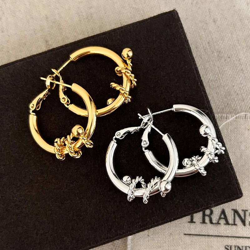 PONYKISS 925 Sterling Silver 18K Gold Twisted Wrap Round Hoop Earrings for Women Trendy Fine Jewelry Minimalist Accessories
PONYKISS 925 Sterling Silver 18K Gold Twisted Wrap Round Hoop Earrings for Women Trendy Fine Jewelry Minimalist Accessories