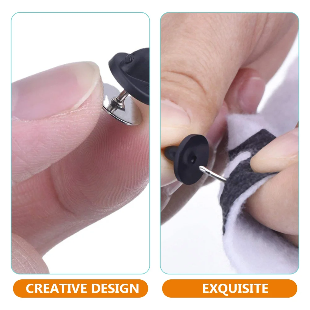 1 Box Rubber Lapel Pin Backs Clutch Replacement Diy Blank Pins Durable Pvc Secure Locking Multi-Use Badge Name Tag Holder Sewing
1 Box Rubber Lapel Pin Backs Clutch Replacement Diy Blank Pins Durable Pvc Secure Locking Multi-Use Badge Name Tag Holder Sewing