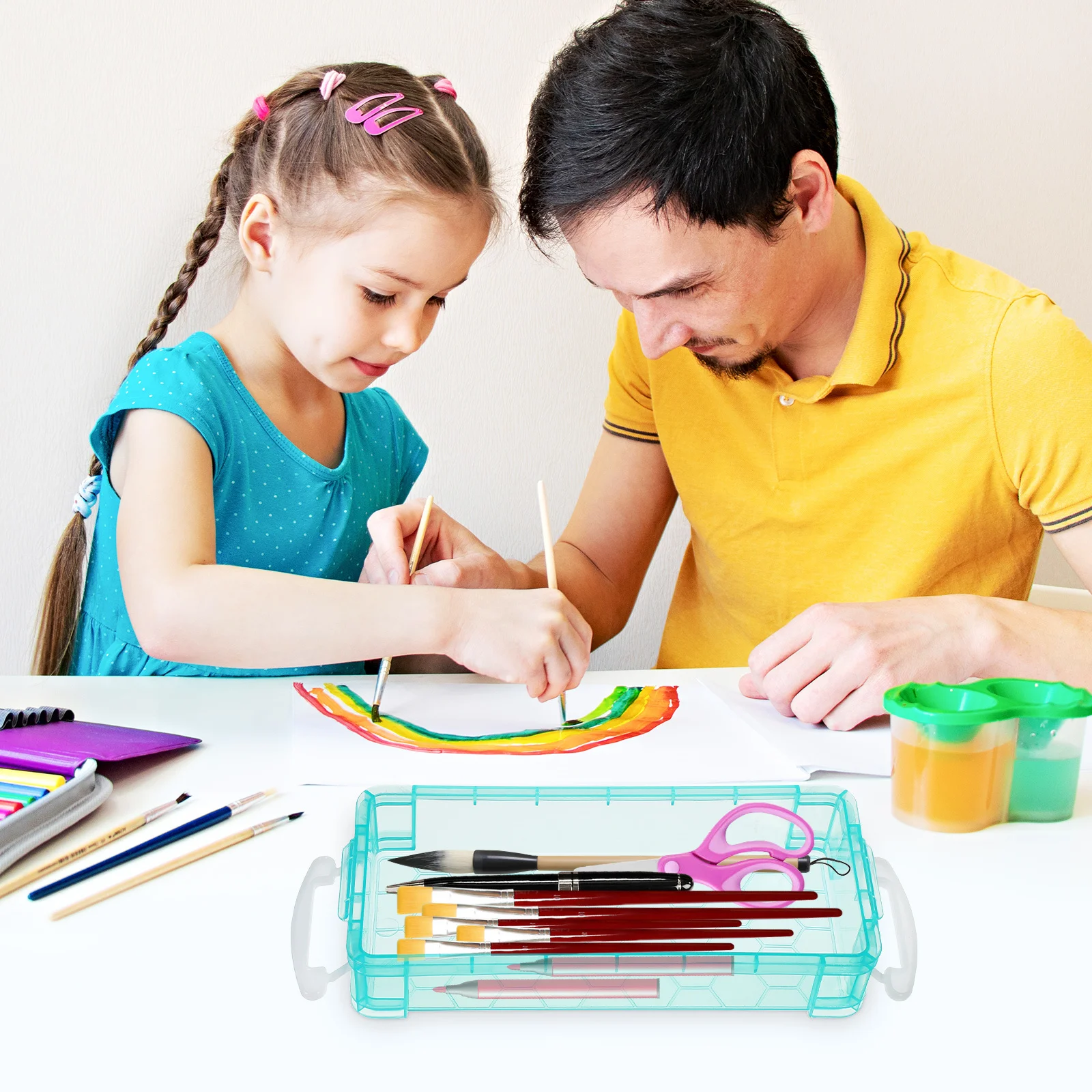 Набор из 6 прозрачных пеналов большой емкости, водонепроницаемый контейнер для ручек, маркеров, текстовыделителей, линеек, ластиков для школы
Набор из 6 прозрачных пеналов большой емкости, водонепроницаемый контейнер для ручек, маркеров, текстовыделителей, линеек, ластиков для школы