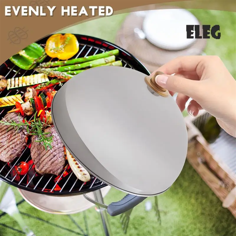 ELEG-12 Inch Stainless Steel Cheese Melting Dome And Steaming Cover,Polished Steak Cover,Cloche Serving Dish Food Cover,Best For
ELEG-12 Inch Stainless Steel Cheese Melting Dome And Steaming Cover,Polished Steak Cover,Cloche Serving Dish Food Cover,Best For