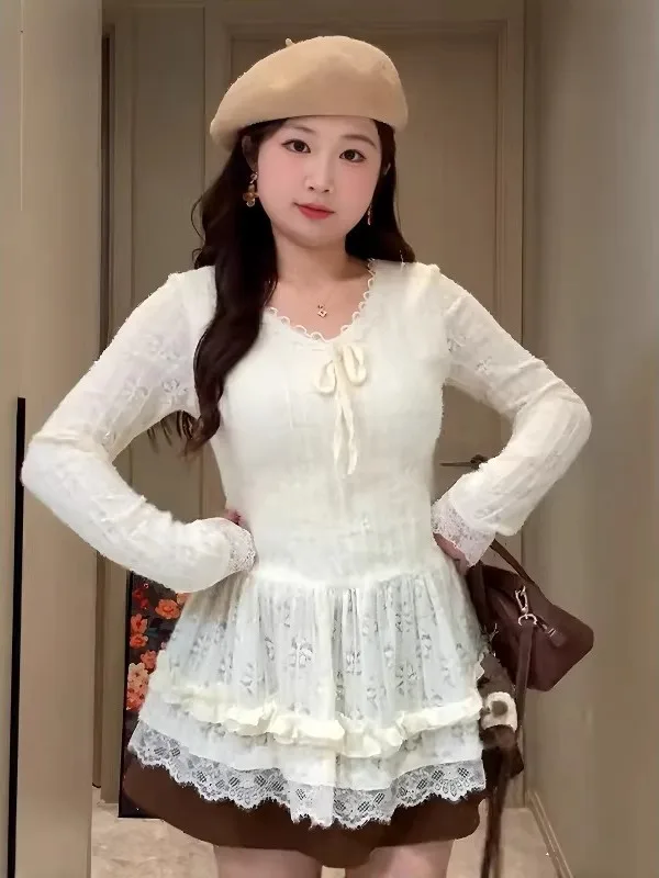 plus Size Korean Sle Lace Knot Wooden Bot irt Women's Autumn Winter Slimming Waist Inner Wear Top
plus Size Korean Sle Lace Knot Wooden Bot irt Women's Autumn Winter Slimming Waist Inner Wear Top