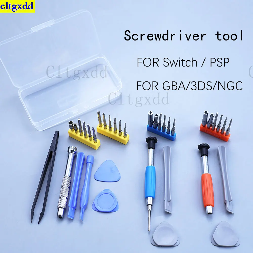 cltgxdd 1 set screwdriver kit suitable FOR Switch GBA PS4 N64 NGC SNES 3DS PSP disassembly and opening tool repair kit
cltgxdd 1 set screwdriver kit suitable FOR Switch GBA PS4 N64 NGC SNES 3DS PSP disassembly and opening tool repair kit