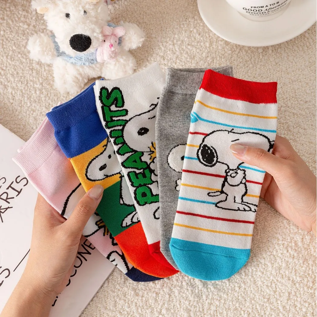New Hot Sales Spring and Summer New Socks Anime Cartoon Snoopyed Cute Straight Short Tube Socks Boat Socks Wome
New Hot Sales Spring and Summer New Socks Anime Cartoon Snoopyed Cute Straight Short Tube Socks Boat Socks Wome
