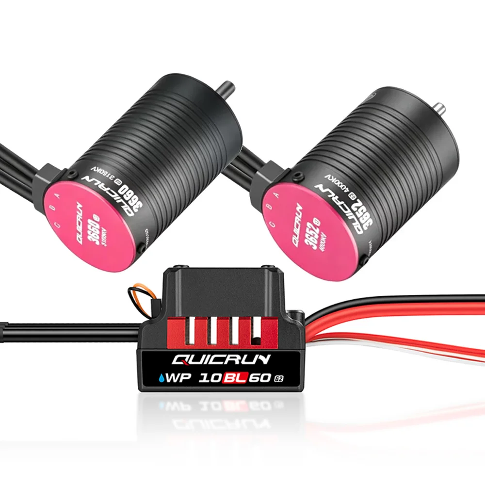 Hobbywing QuicRun 10BL60 G2 2-3S Waterproof ESC 3652SL/3660SL G2 Brushless Motor For RC 1/10 On-road,Buggy,Truck
Hobbywing QuicRun 10BL60 G2 2-3S Waterproof ESC 3652SL/3660SL G2 Brushless Motor For RC 1/10 On-road,Buggy,Truck