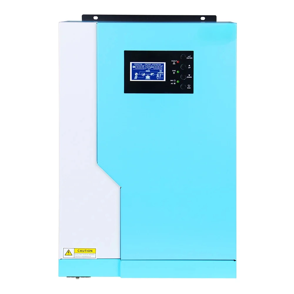 Good quality 48vdc 5.5kw hybrid solar inverter with 100A MPPT solar controller
Good quality 48vdc 5.5kw hybrid solar inverter with 100A MPPT solar controller
