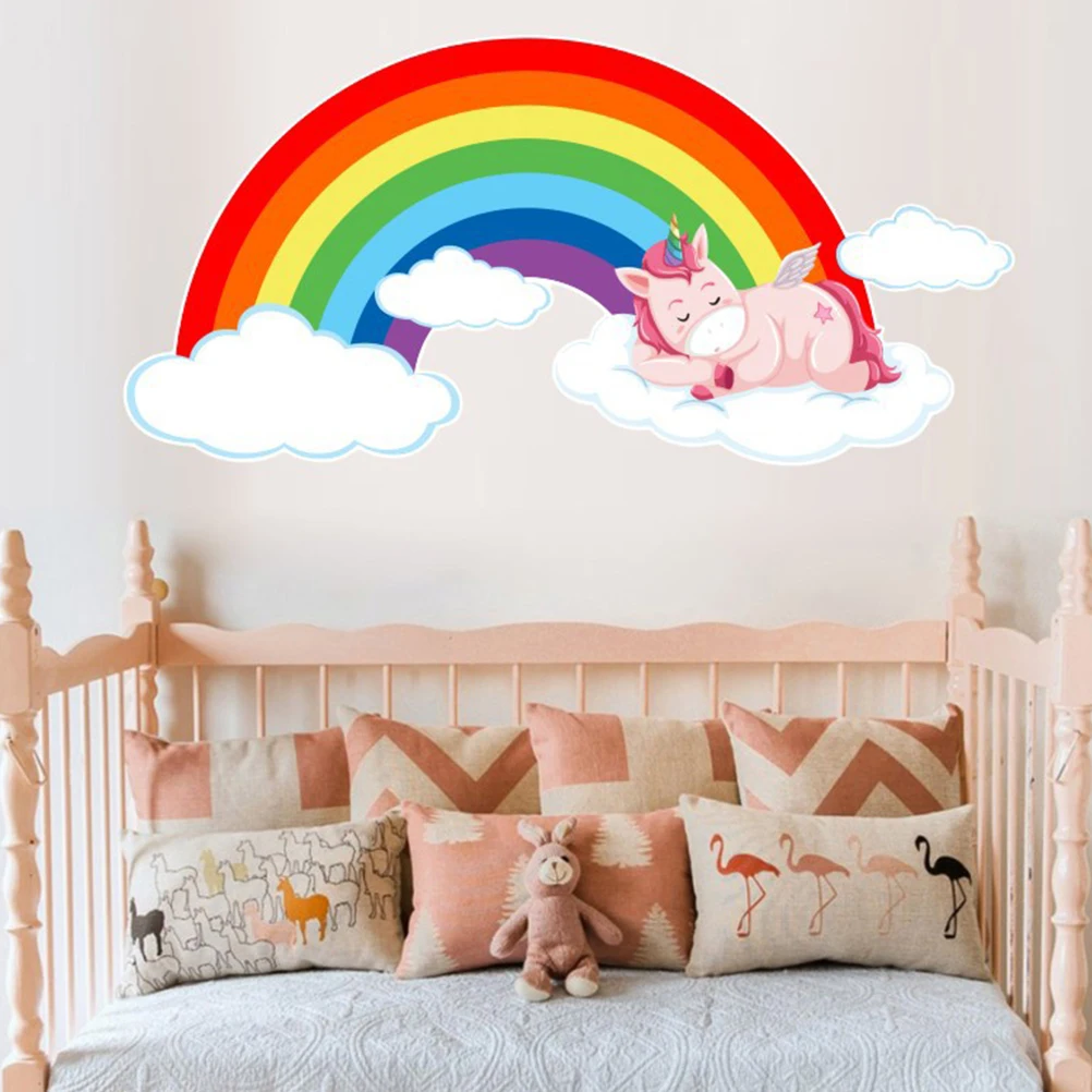 Rainbow Wall Sticker Kid Stickers Animal for Kids Bedroom Decor Cartoon Living Unique Wallpaper Chic Decal
Rainbow Wall Sticker Kid Stickers Animal for Kids Bedroom Decor Cartoon Living Unique Wallpaper Chic Decal