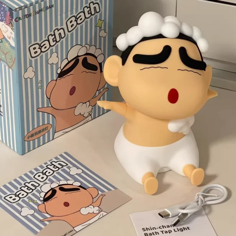 Crayon Shin Chan Bathing Night Light Bedroom Sleep Patting Light Timed Soft Light Birthday Gift Girl
Crayon Shin Chan Bathing Night Light Bedroom Sleep Patting Light Timed Soft Light Birthday Gift Girl