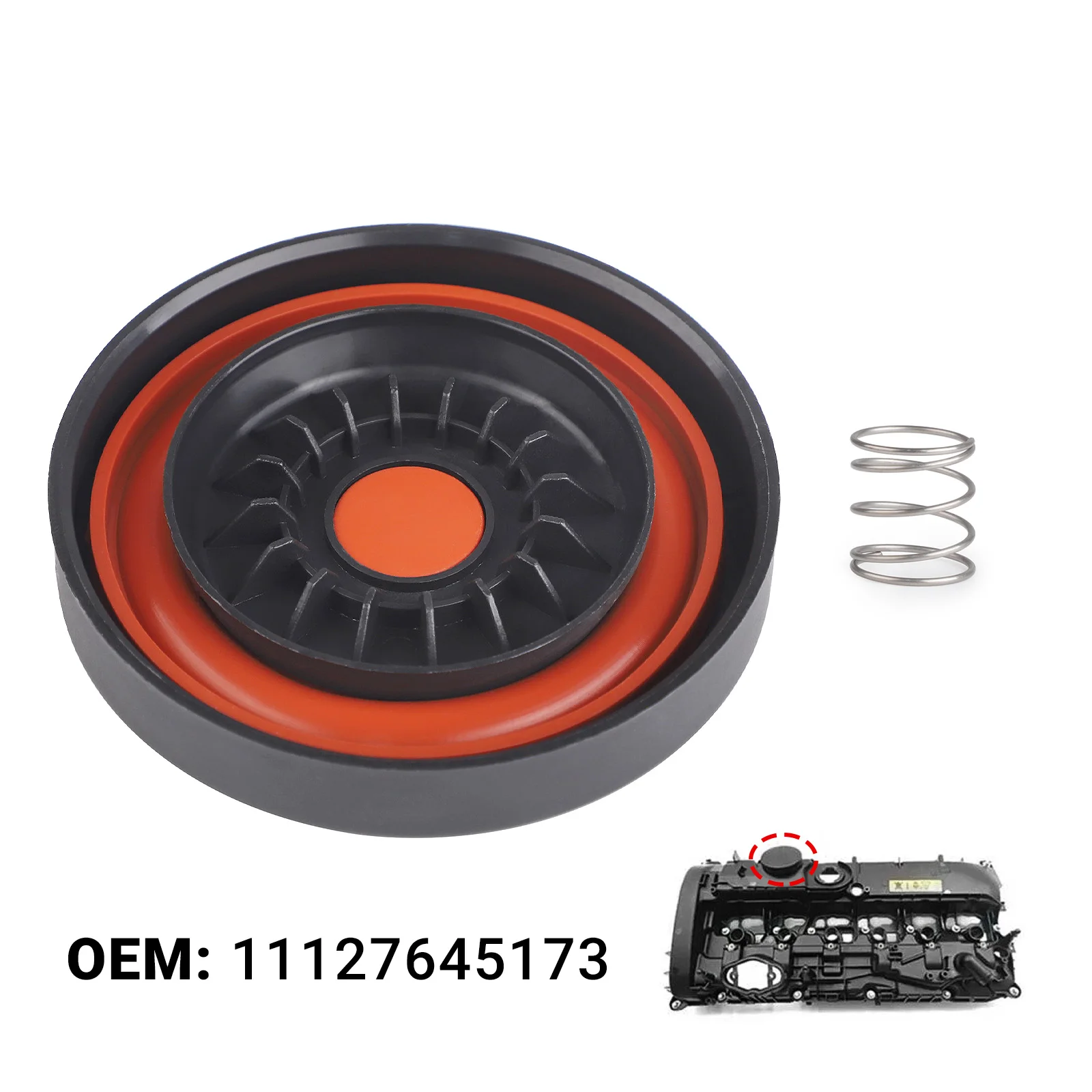 11127645173 New Engine PCV Valve Cover Repair Kit Valve Cap With Membrane For BMW F23 F30 X3 F20 F31 F34 F32 F33 F36 G30 F21 F22
11127645173 New Engine PCV Valve Cover Repair Kit Valve Cap With Membrane For BMW F23 F30 X3 F20 F31 F34 F32 F33 F36 G30 F21 F22