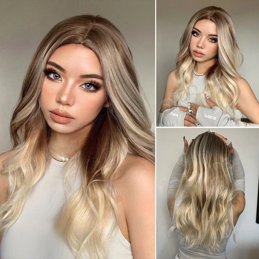 Medium and long curly hair European and American wig women's Wig high temperature silk synthetic wig chemical fiber headgear pla
Medium and long curly hair European and American wig women's Wig high temperature silk synthetic wig chemical fiber headgear pla