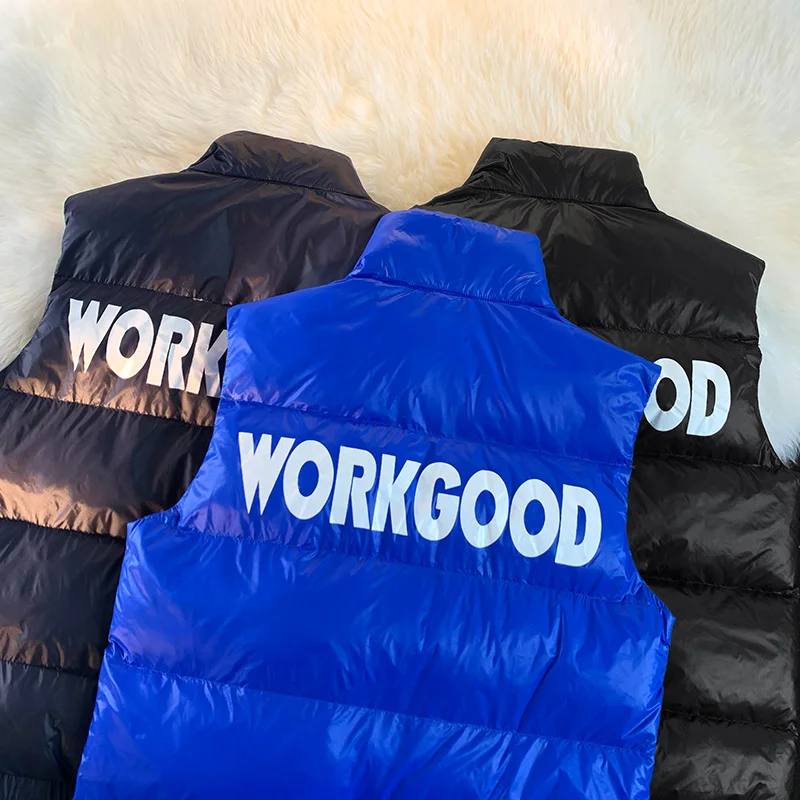 Winter Trend Down Cotton Vest New Men Hooded Glossy Cotton Vest Casual Waistcoat Warm Overcoats Zipper Solid Color Mens Vests
Winter Trend Down Cotton Vest New Men Hooded Glossy Cotton Vest Casual Waistcoat Warm Overcoats Zipper Solid Color Mens Vests
