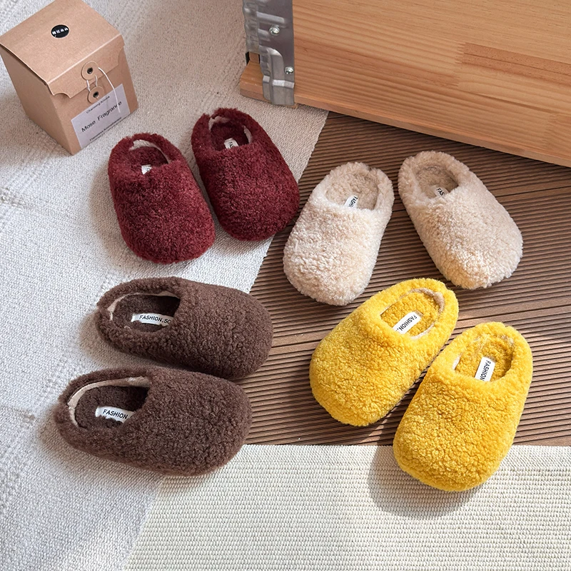 2025 Autumn Winter New Korean Style Slippers Girls and Boys Soft Sole Fluffy Cotton Slipper Kids Shoes 23-33
2025 Autumn Winter New Korean Style Slippers Girls and Boys Soft Sole Fluffy Cotton Slipper Kids Shoes 23-33
