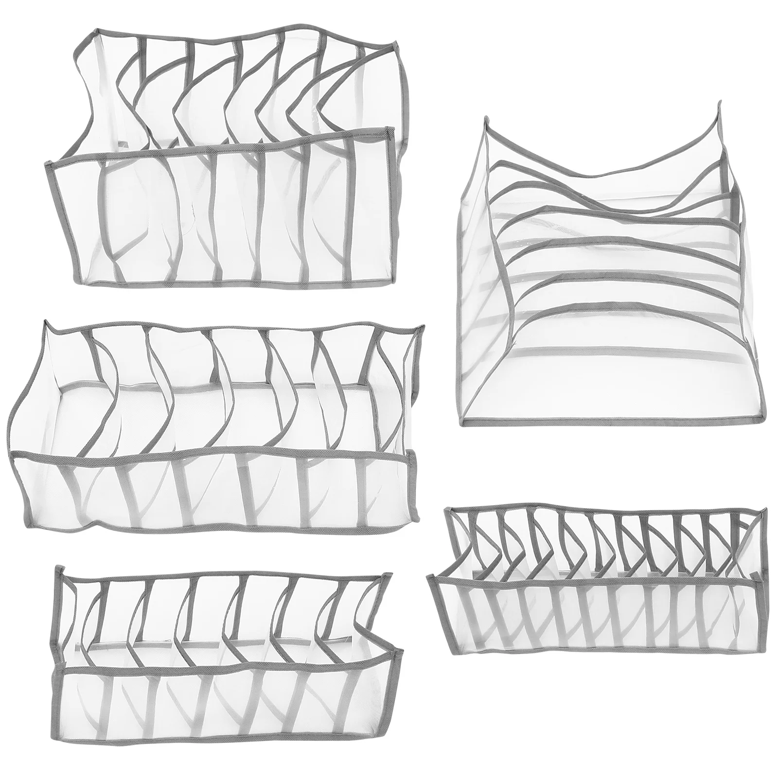 5Pcs Underwear Organizer Multigrid Drawer Organizer Clothes Bra Sock Jean Closet Storage Closet Organizers and Storage
5Pcs Underwear Organizer Multigrid Drawer Organizer Clothes Bra Sock Jean Closet Storage Closet Organizers and Storage