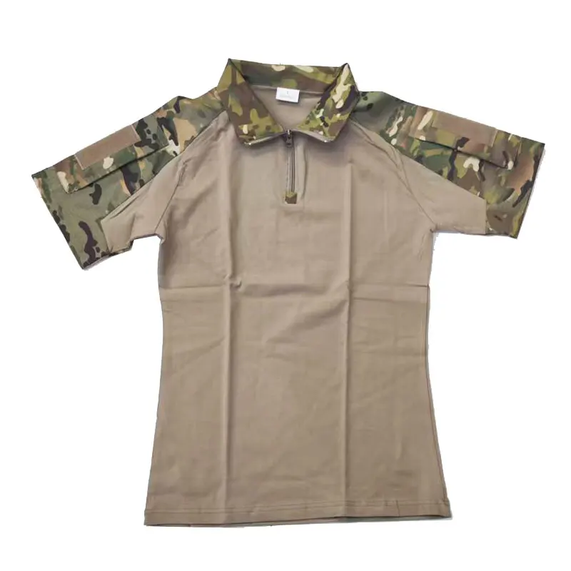 Military Style Camo Tactical Frog Shirt Men With Reinforced Elbow Patches & Arm Utility Pockets
Military Style Camo Tactical Frog Shirt Men With Reinforced Elbow Patches & Arm Utility Pockets