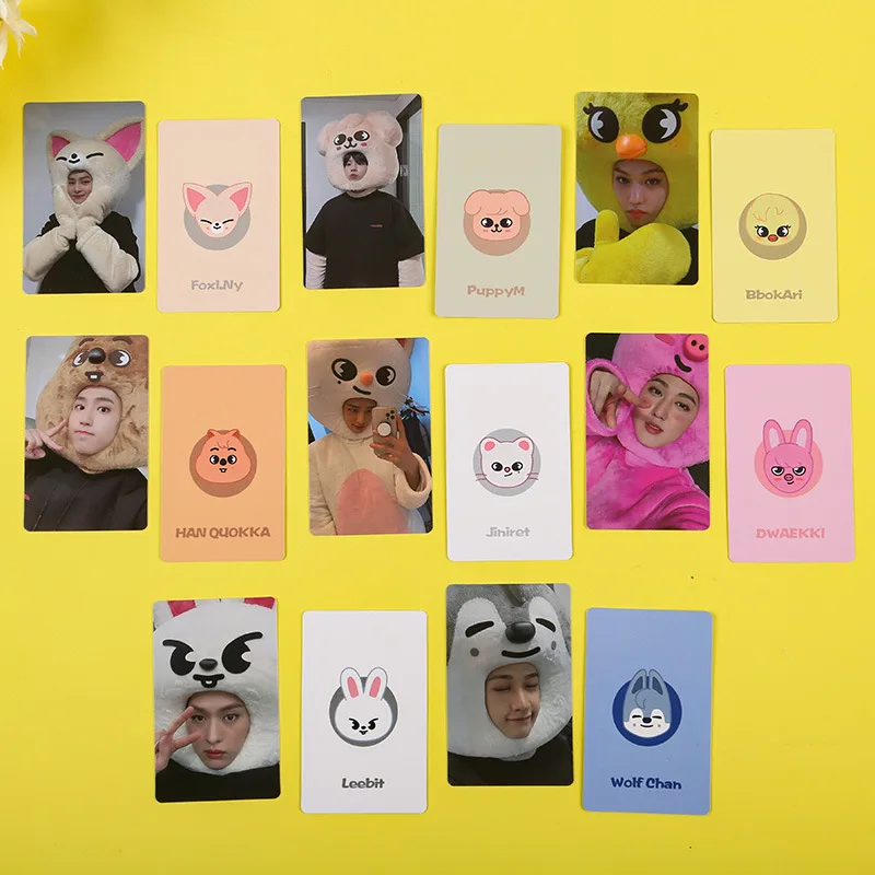 Новая мужская маленькая карточка SKZOO в одном стиле для знаменитостей, милая мужская командная двойная маленькая карточка
Новая мужская маленькая карточка SKZOO в одном стиле для знаменитостей, милая мужская командная двойная маленькая карточка