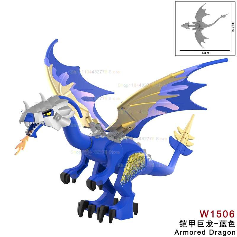 NEW Medieval Western Grey Dragon Assemble Scene Building Blocks Creative Decoration Action Figures Accessory Toys Gifts W1509
NEW Medieval Western Grey Dragon Assemble Scene Building Blocks Creative Decoration Action Figures Accessory Toys Gifts W1509