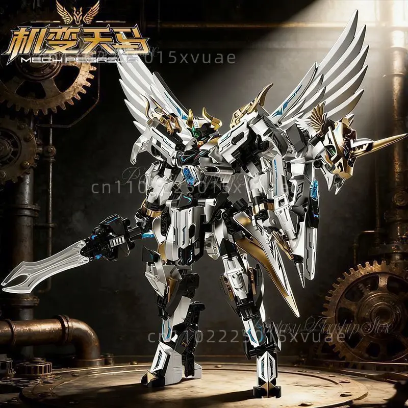 JAKI Dual Form Mecha Building Blocks Mechanical Pegasus Assembly Movable Model Toys Ornament Collectible Boy's Birthday Gift
JAKI Dual Form Mecha Building Blocks Mechanical Pegasus Assembly Movable Model Toys Ornament Collectible Boy's Birthday Gift