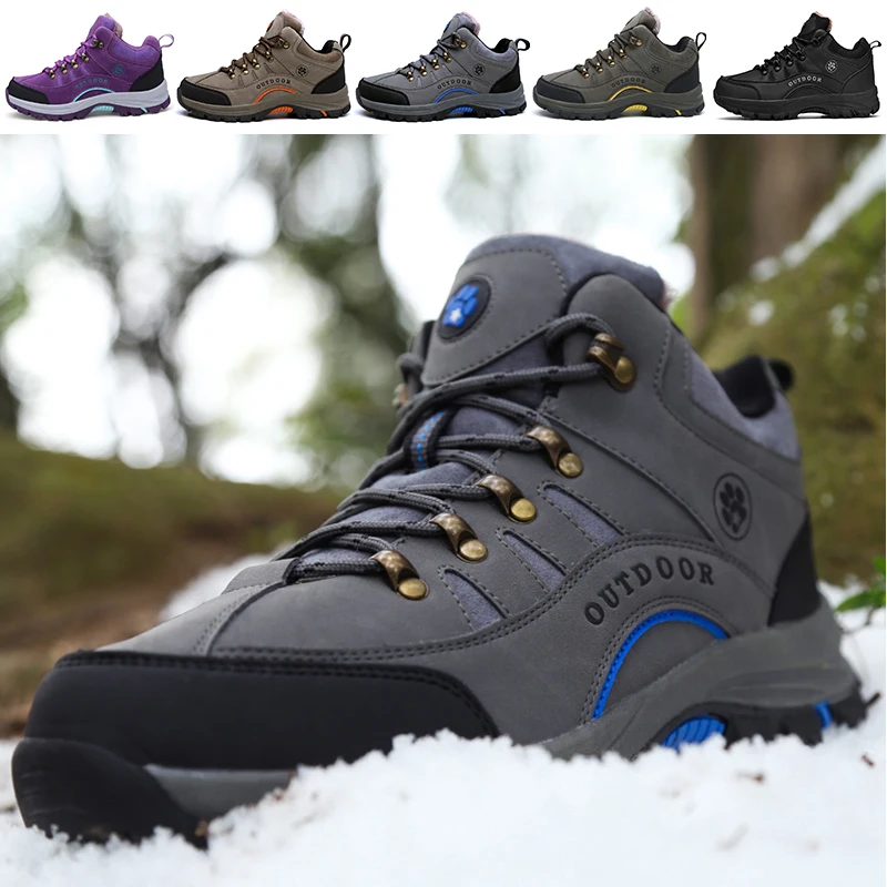 Outdoor Boots Women Hiking Boots Trekking Shoes Unisex Winter Snow Boots Non-slip Mountain Climbing Shoes High-top Hunting Shoes
Outdoor Boots Women Hiking Boots Trekking Shoes Unisex Winter Snow Boots Non-slip Mountain Climbing Shoes High-top Hunting Shoes