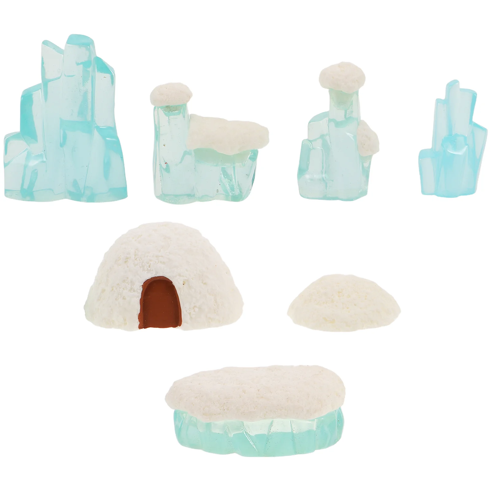7 Pcs Glacier Model Set Holiday Decorations for Office Iceberg Mini Snowflakes Crafts
7 Pcs Glacier Model Set Holiday Decorations for Office Iceberg Mini Snowflakes Crafts