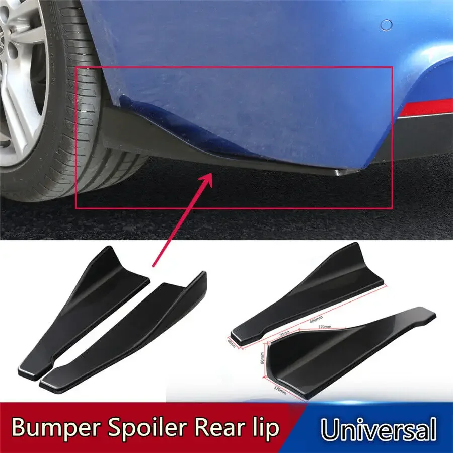ABS Black Universal Car Accessories Rear Bumper Spats Splitter Diffuser Spoiler Wing lip Fins Bodykits Exterior Parts Body Kits
ABS Black Universal Car Accessories Rear Bumper Spats Splitter Diffuser Spoiler Wing lip Fins Bodykits Exterior Parts Body Kits