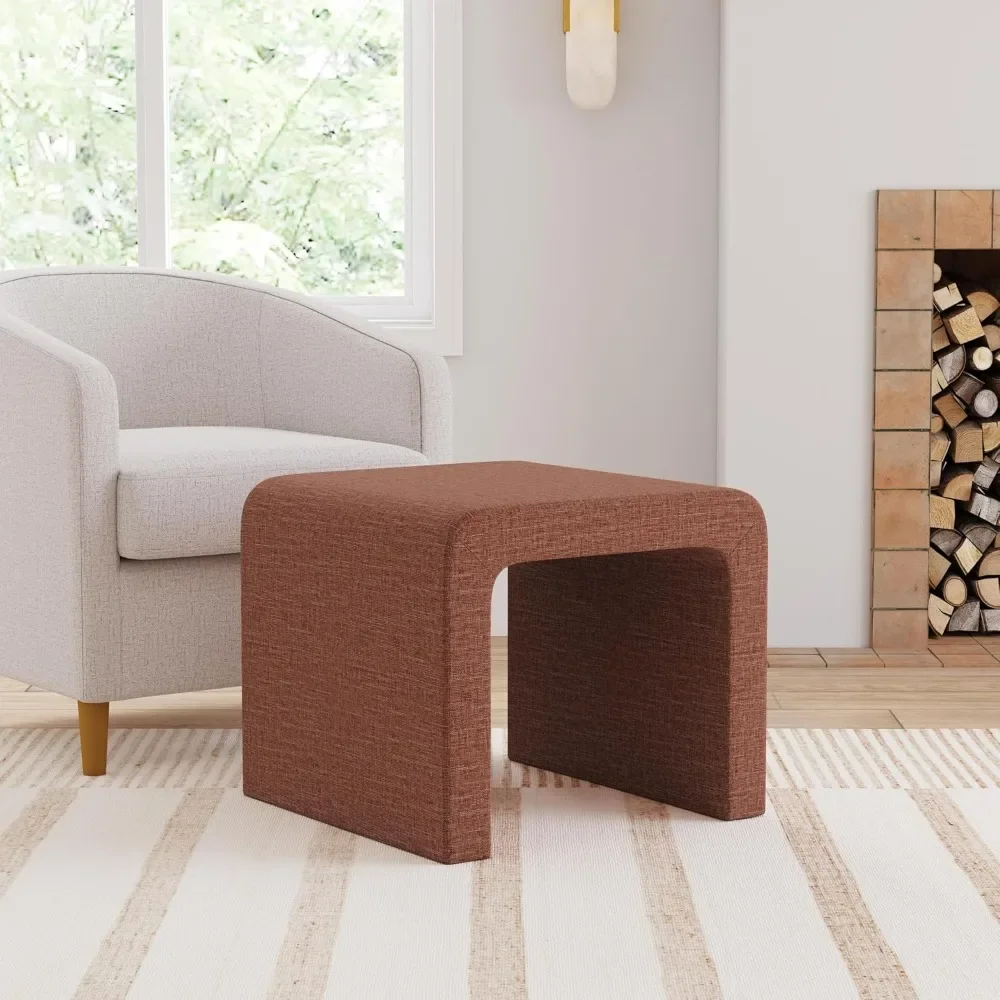 Modern Channel Rust Chenille Foot Stools Ottoman Home, Soft Ottoman Foot Rest Chair for Bedroom and Living Room, Vanity Chair.
Modern Channel Rust Chenille Foot Stools Ottoman Home, Soft Ottoman Foot Rest Chair for Bedroom and Living Room, Vanity Chair.