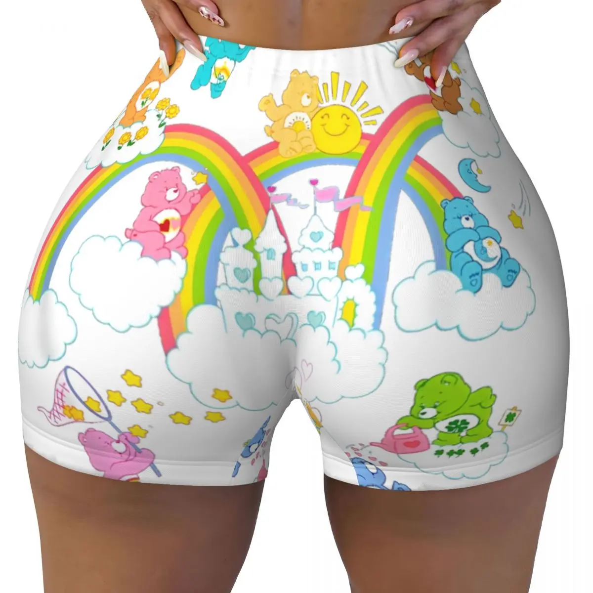 Женские узкие шорты для йоги Care Bears Радужные шорты с высокой талией Спортивные леггинсы
Женские узкие шорты для йоги Care Bears Радужные шорты с высокой талией Спортивные леггинсы