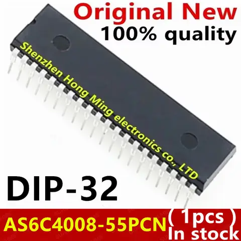 (1 pieza) 100% nuevo AS6C4008-55PCN AS6C4008-55PC AS6C4008 DIP-32
