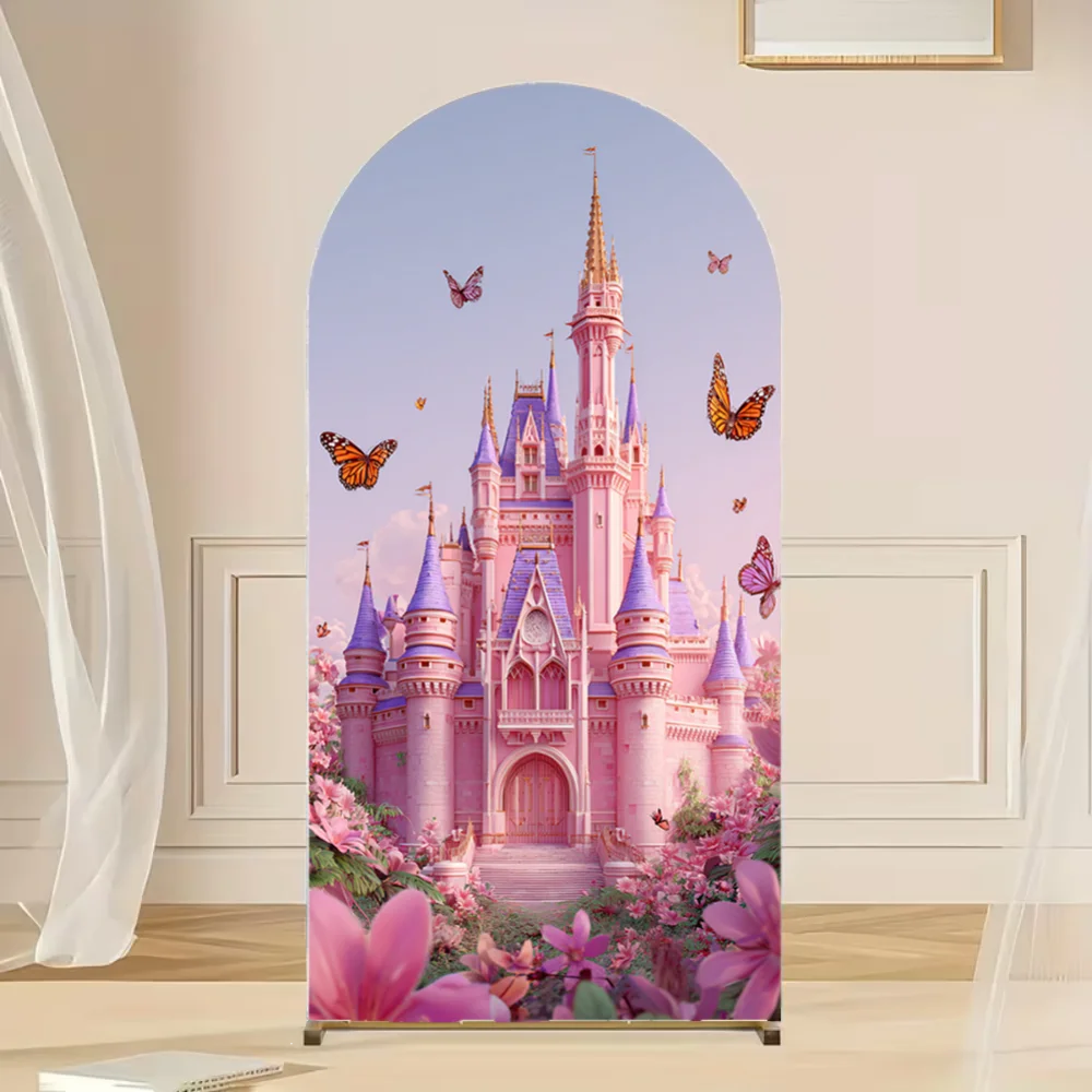Dream Castle Floral Arch Cover Background Princess Girl 1st Birthday Party Pink Flower Backdrop Newborn Baby Show Photo
Dream Castle Floral Arch Cover Background Princess Girl 1st Birthday Party Pink Flower Backdrop Newborn Baby Show Photo