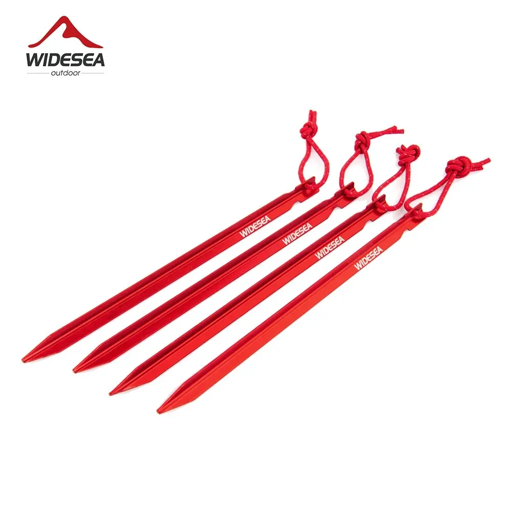 Widesea Camping 4pc/set Tent Pegs Stakes Nails for Hard Snow Floor Outdoor Accessories Shelter Equipment Supplies Hiking Tourist
Widesea Camping 4pc/set Tent Pegs Stakes Nails for Hard Snow Floor Outdoor Accessories Shelter Equipment Supplies Hiking Tourist